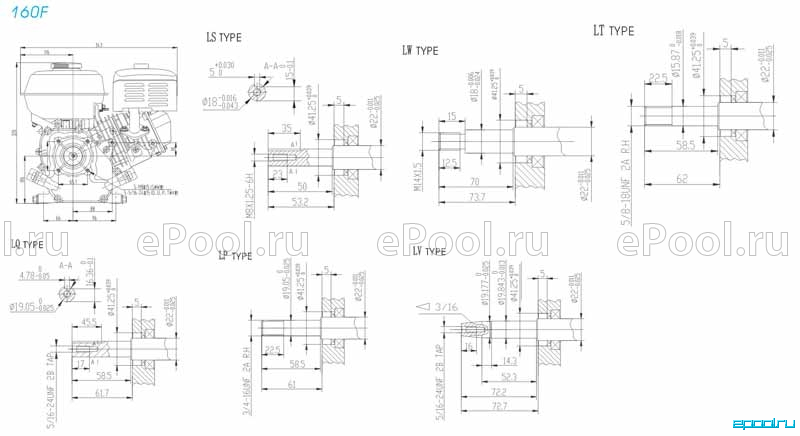 Двигатель Lifan (Лифан) f