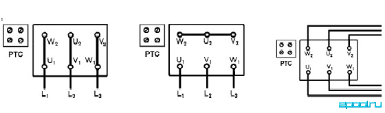 Схема подключения насоса звезда треугольник