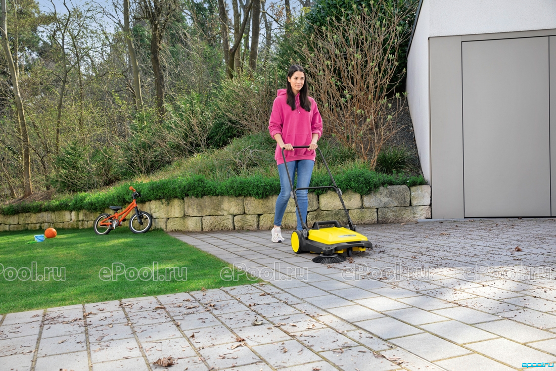 Подметальная машина (Свипер) механическая Karcher S 4 - Купить в  интернет-магазине Epool ☆ Доставка по РФ или самовывоз из ПВЗ - Код товара  434039