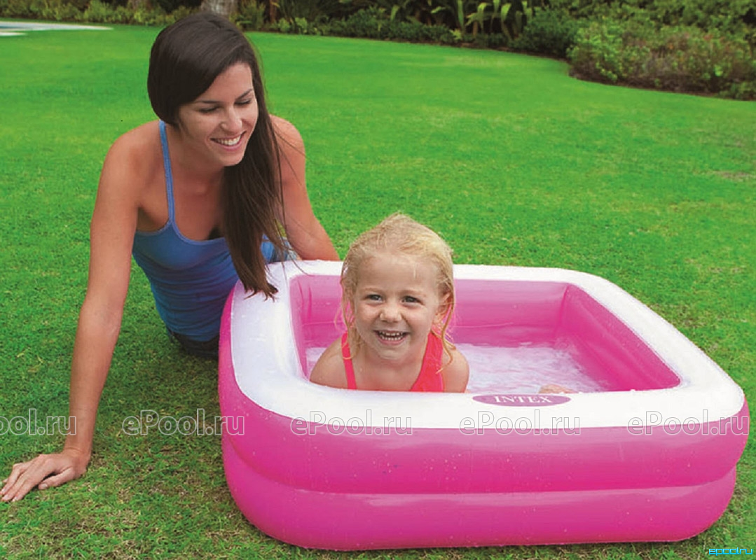 Intex square cheap baby pool